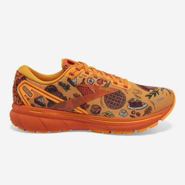 Brooks Ghost 14 Australia - Women's Cushioned Road Running Shoes - Citrus/Gold Flame/Orangeade (9507